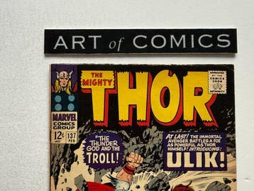 The Mighty Thor #137 - 1st Appearance Ulik - 1 Comic -