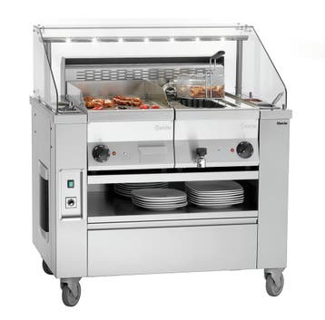 Kookstation | KST2200 Plus | Voor 2 Tafelapparaten | 4x GN, Articles professionnels, Verzenden