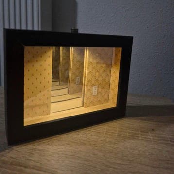 Set di 2 Diorami / Book Nook illuminati – Shakespeare, Nieuw