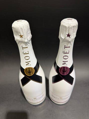 Moët & Chandon, Ice Imperial; Ice Imperial Rosé - Champagne, Verzamelen, Nieuw