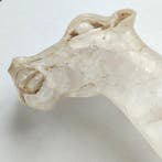India Rock Crystal Mughal-stijl paarddolk greep - 160 mm