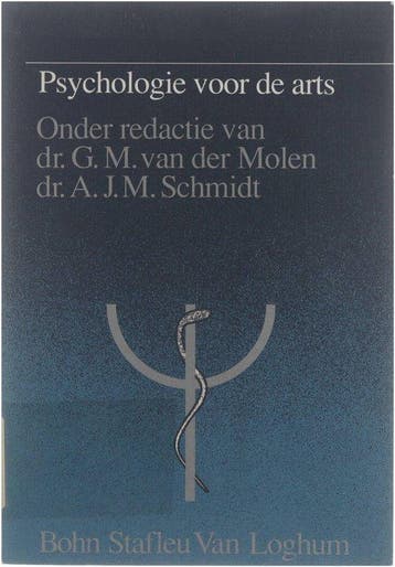 PSYCHOLOGIE VOOR DE ARTS 9789031311651 VAN DER MOLEN, Verzenden, Gelezen, VAN DER MOLEN