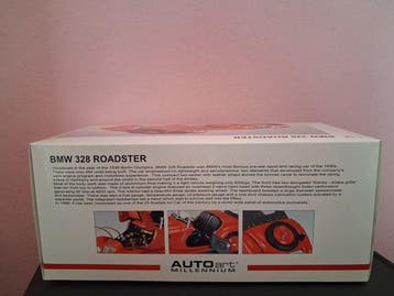 Autoart 1:18 - Modelauto - BMW 328 Roadster, Hobby en Vrije tijd, Nieuw