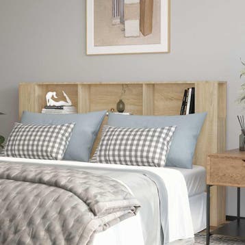 vidaXL Hoofdbordkast 180x18,5x104,5 cm sonoma eikenkleurig, Huis en Inrichting, Verzenden, Nieuw