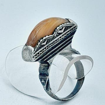 Touareg ring - Zilver - Sahara-regio, Noord-Afrika - 20e
