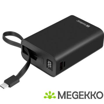 Sandberg Powerbank 20000 PD20W Connect 20000 mAh Zwart, Verzenden