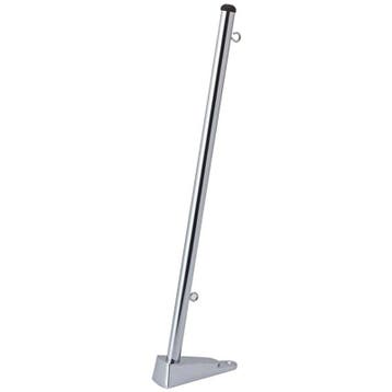 Vlaggenstok Boot 50cm met Houder Verchroomd, Ophalen of Verzenden, Nieuw