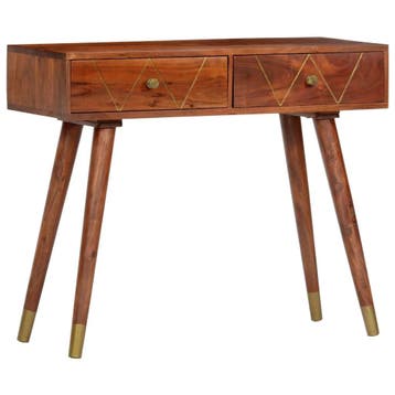 Acacia wandtafel 90cm | Tweede kansje | OP = OP, Verzenden