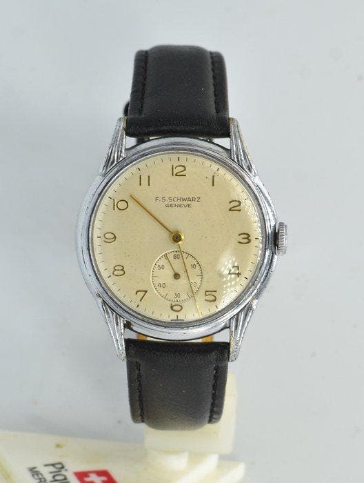 F. S. Schwartz Genevé - Classics Art Deco - Sans prix de, Handtassen en Accessoires, Horloges | Heren