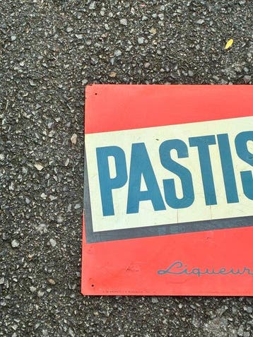 Pastis 51 - G.De Andreis Marseille 1957 - Plaque - Metaal