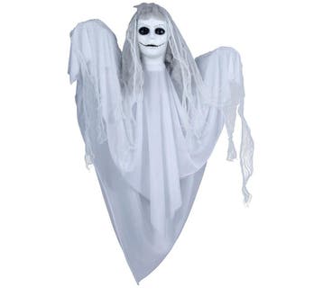 Halloween Hangdecoratie Spook Met Licht En Geluid 1,2m, Verzenden
