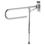 Toiletbeugel met steunpoot 85 cm RVS, Ophalen of Verzenden