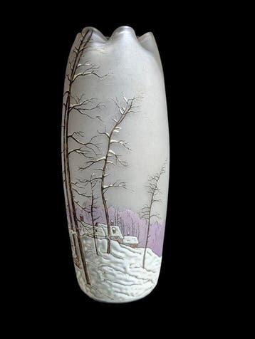 François-Théodore Legras - Vase - Verre