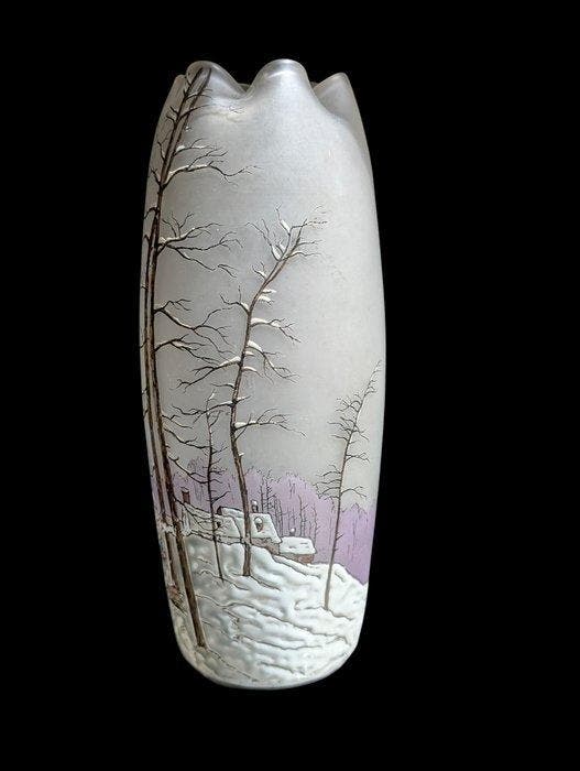 François-Théodore Legras - Vase - Verre, Antiek en Kunst, Kunst | Designobjecten