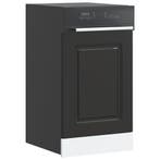 vidaXL Vaatwaspaneel Kalmar 45x1,5x57 cm bewerkt hout zwart, Verzenden, Nieuw