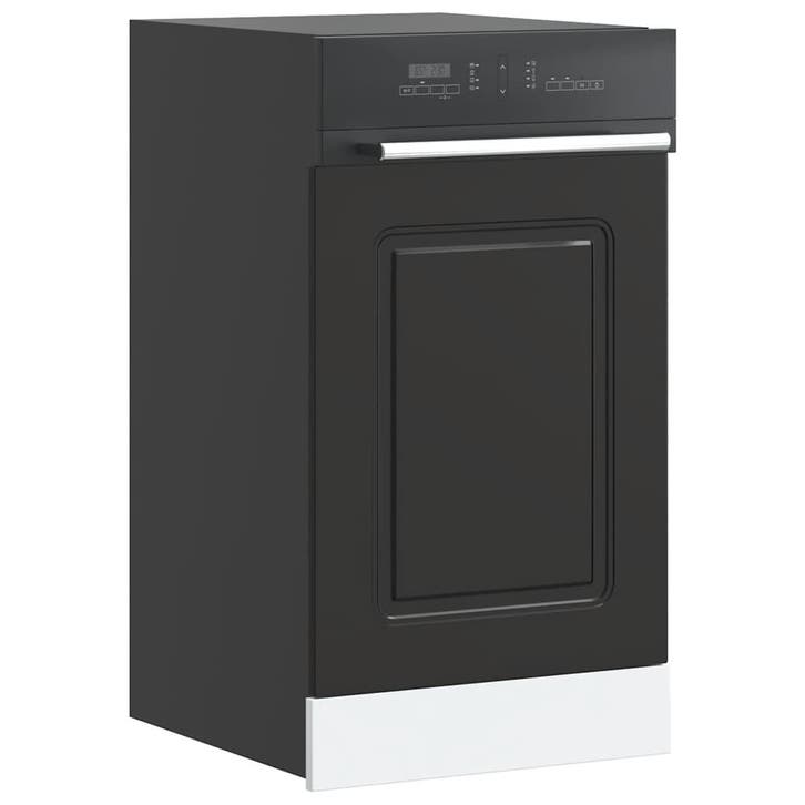 vidaXL Vaatwaspaneel Kalmar 45x1,5x57 cm bewerkt hout zwart, Huis en Inrichting, Kasten | Overige, Nieuw, Verzenden