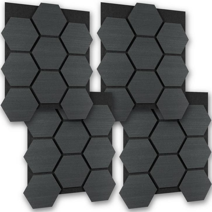 Akoestische panelen Sonic Shield houtlook - zwarte eik, Maison & Meubles, Bureaux, Envoi