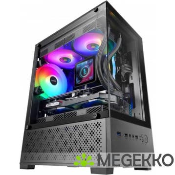 Mars Gaming MC-SE2 Mini Tower Zwart, Computers en Software, Verzenden, Nieuw
