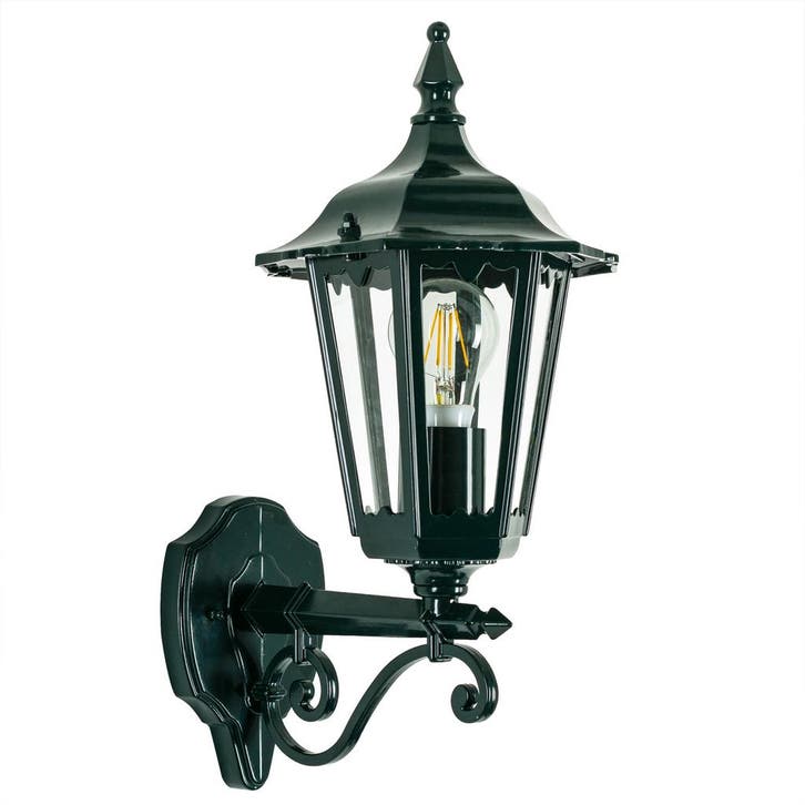 Buitenverlichting wand zeskant Muurlamp Sfeero staand, Tuin en Terras, Buitenverlichting, Minder dan 50 watt, Nieuw, Aluminium