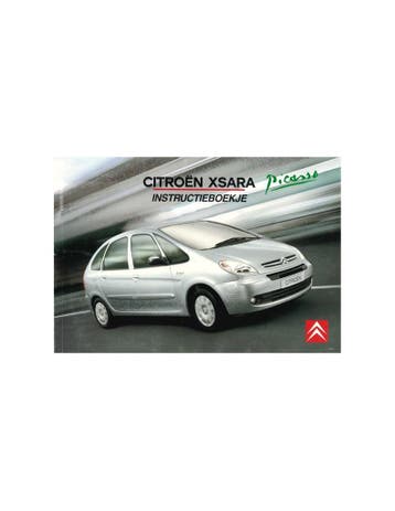 2004 CITROEN XSARA PICASSO INSTRUCTIEBOEKJE NEDERLANDS