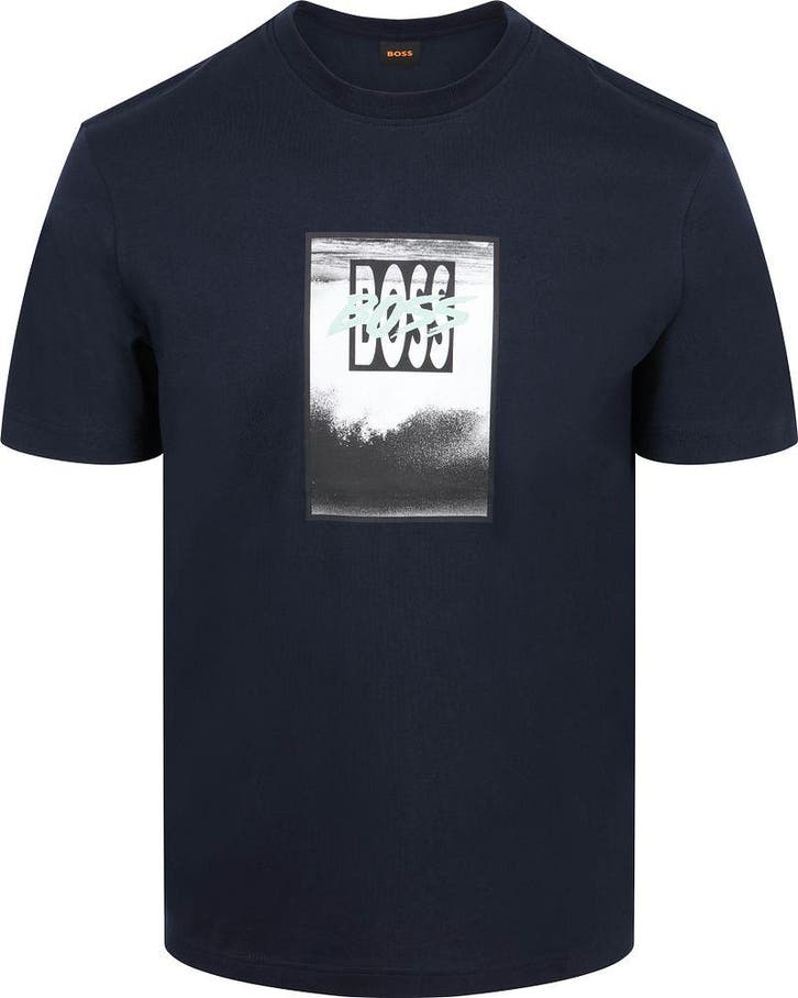 BOSS T-shirt Te DJ Navy maat Maat 48/50 (M) Heren, Kleding | Heren, T-shirts, Blauw, Nieuw, Maat 48/50 (M), Verzenden