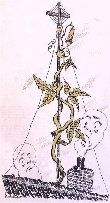 Gerard Adolf Boon en radio op spotprent (lijst optie), Verzenden