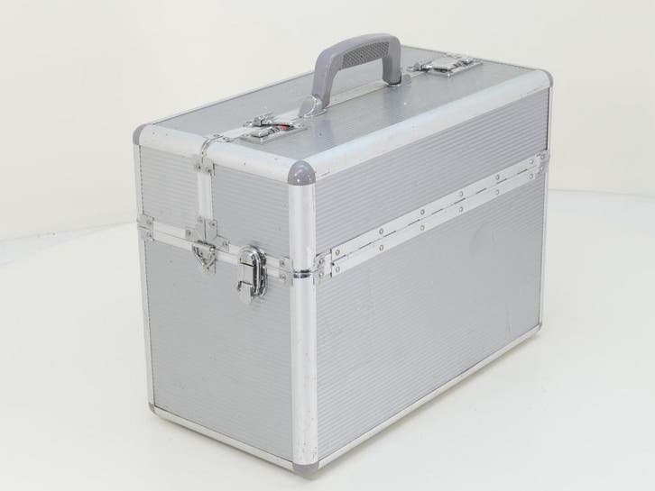 Transport kist Aluminium 48 x 24 x 36 cm (IIG (1:22,5)), Hobby en Vrije tijd, Modeltreinen | Overige schalen, Overige typen, Gebruikt