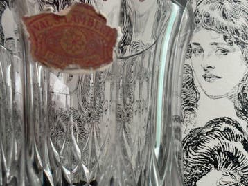 Val Saint Lambert - Vase - Cristal, Antiek en Kunst