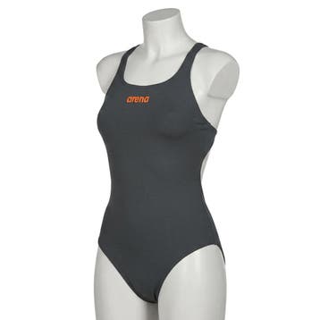Arena G Team Swimsuit Pro Solid asphalt-black (AAA), Ophalen of Verzenden
