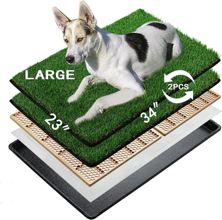 2x MEEXPAWS Kunstgras Mat 85x59cm | Tweede Kansje | Nooit..., Dieren en Toebehoren, Katten-accessoires, Nieuw, Verzenden