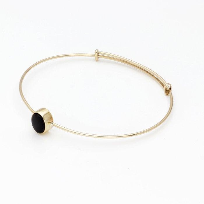 Bracelet - 14 carats Or jaune - Onyx, Bijoux, Sacs & Beauté, Bijoux anciens