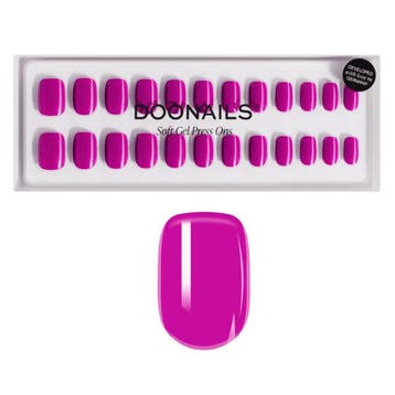 Doonails - Soft Gel Press Ons - Dragonfruit Extra Short Squa, Verzenden