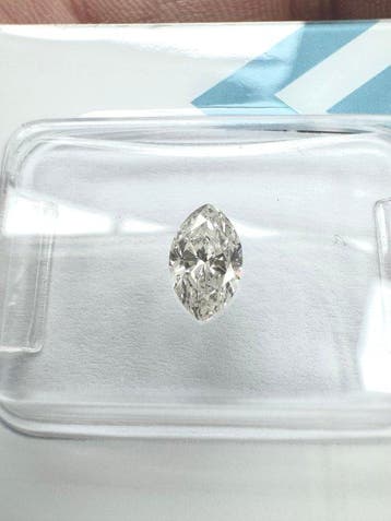 1 pcs Diamant (Natuurlijk) - 0.44 ct - Markies - G - SI2 -