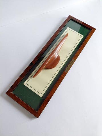 Halfmodel - Shamrock Large Demi coque décorative en bois,, Nieuw