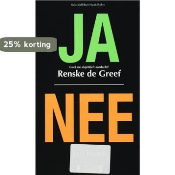 Ja/Nee 9789049950170 R. de Greef, Verzenden, Zo goed als nieuw, R. de Greef