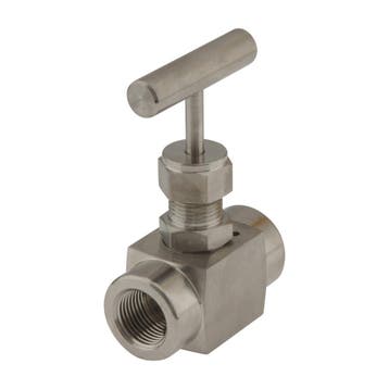 Vanne à pointeau en acier inoxydable G1/8 PTFE 300 bar -, Verzenden