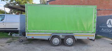 Veiling: Gesloten aanhangwagen Lora 2500Kg, Ophalen, Nieuw