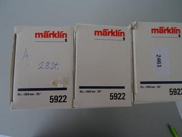 Märklin 1 - 5922 - Modeltreinsporen (28) - 28 gebogen, Nieuw