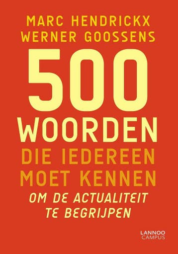 500 woorden die iedereen moet kennen / 500 woorden, Verzenden, Zo goed als nieuw, Marc Hendrickx