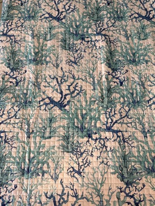 San Leucio top quality - exclusieve quilted bedsprei met, Antiquités & Art, Tapis & Textile