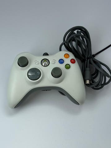 Xbox 360 Controller – Bedraad – Wit, Games en Spelcomputers, Verzenden, Gebruikt