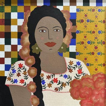LYSEOPAINE - FÊTE MEXICAINE, Antiquités & Art