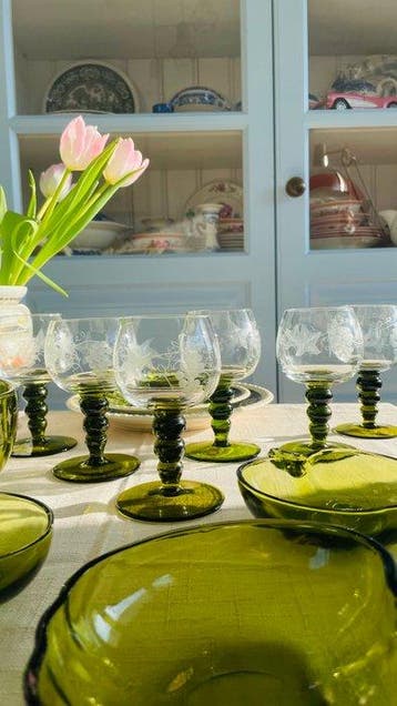 Pot (6) - Glas-in-lood, Antiek en Kunst