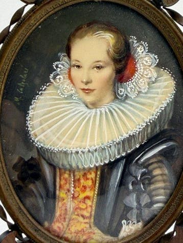 École italienne (XX) - Ritratto di nobildonna, Antiquités & Art