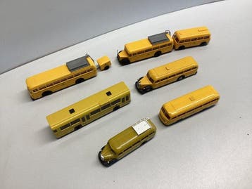 Brekina, Herpa, Busch 1:87 - Modelbus (6) - postbussen, Hobby & Loisirs créatifs