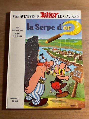 Astérix T2 + T4 + T6 - 1ère édition au Menhir - 3x C - 3
