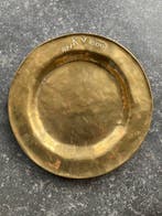 Bord (4) - Messing - Messing antiek, Antiek en Kunst, Curiosa en Brocante