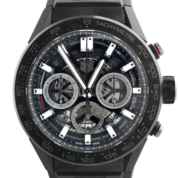 TAG Heuer - Carrera Calibre Heuer 02 - CBG2A91.FT6173 -, Handtassen en Accessoires, Horloges | Antiek
