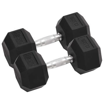 vidaXL Halters 2 st 12,5 kg totaal gietijzer, Verzenden, Nieuw