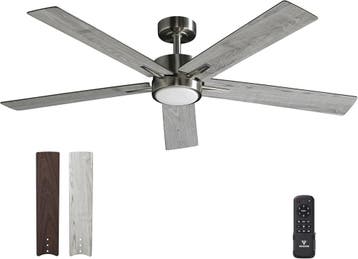 Vagizm Design Ventilator 132cm | Retour deal | Sla je slag, Verzenden, Ventilator met afstandsbediening, Nieuw, Plafondventilator